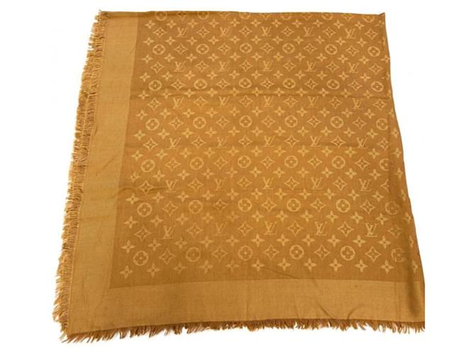 Louis Vuitton Large Monogram Schal Beige - Ansicht 4