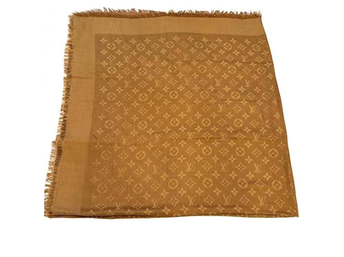 Louis Vuitton Large Monogram Schal Beige - Ansicht 5