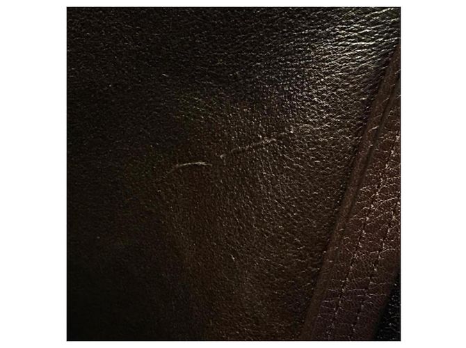 Chloé Chloe Grain Leather Chlo Spin Large Tote Bag Marrone - vista 12