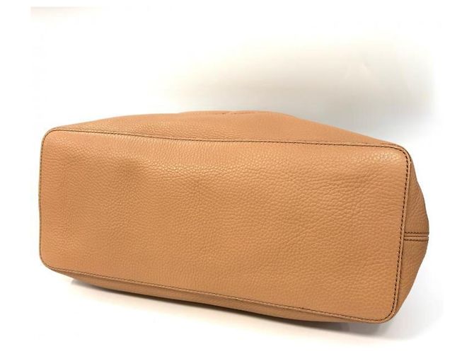 Borsa a mano Gucci Soho in pelle beige - vista 3