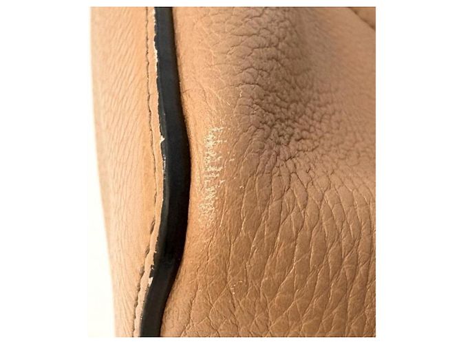 Borsa a mano Gucci Soho in pelle beige - vista 9