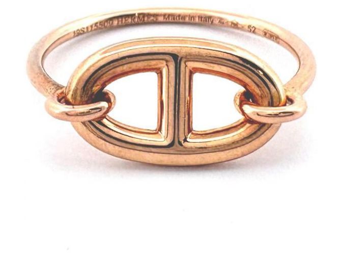 Ring Hermès Anello Hermes 18K Pink Gold Chaine d'Ancre Ronde - vista 2