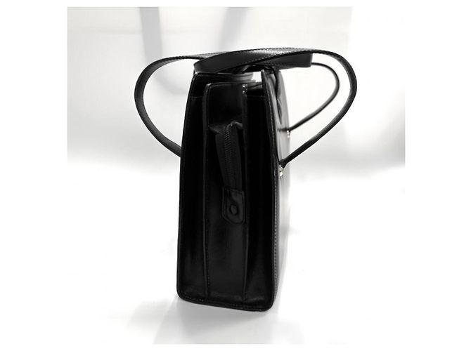Céline Borsa a mano CELINE Triomphe in pelle Nero - vista 4