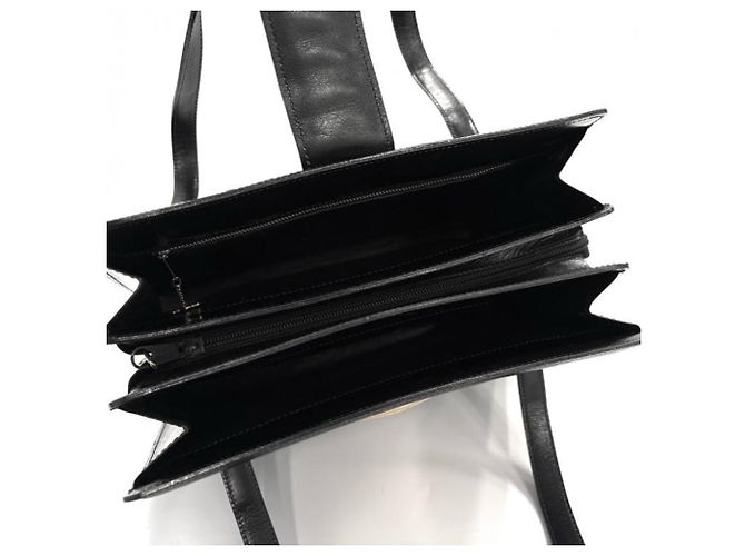 Céline Borsa a mano CELINE Triomphe in pelle Nero - vista 5