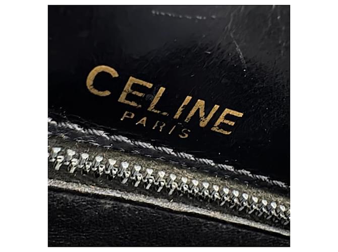 Céline Borsa a mano CELINE Triomphe in pelle Nero - vista 6