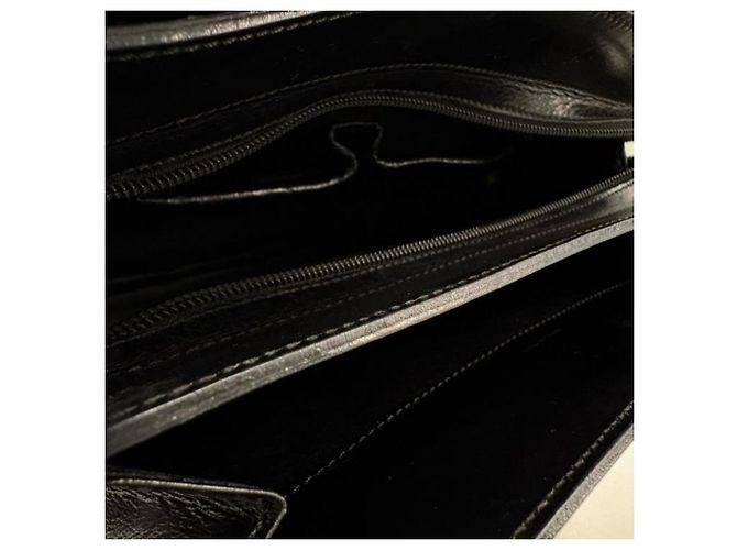 Céline Borsa a mano CELINE Triomphe in pelle Nero - vista 8