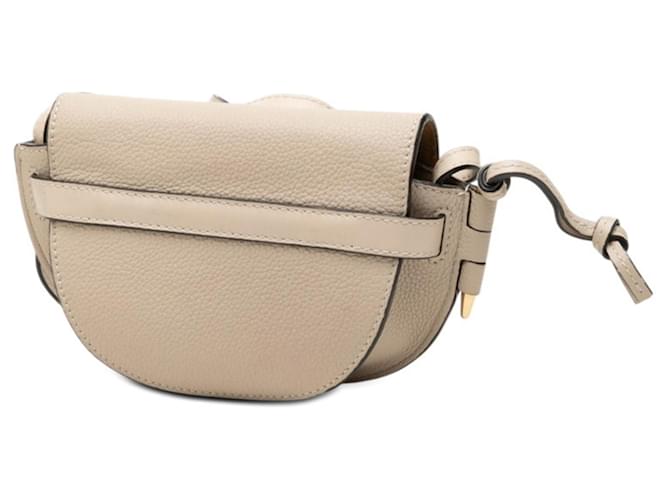 Borsa a tracolla Loewe Anagram Gate Mini Beige - vista 2