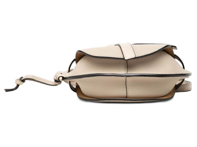 Borsa a tracolla Loewe Anagram Gate Mini Beige - vista 3