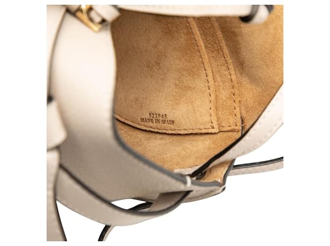 Borsa a tracolla Loewe Anagram Gate Mini Beige - vista 6