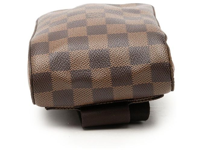 Borsa a tracolla Louis Vuitton Damier Geronimos Marrone - vista 3