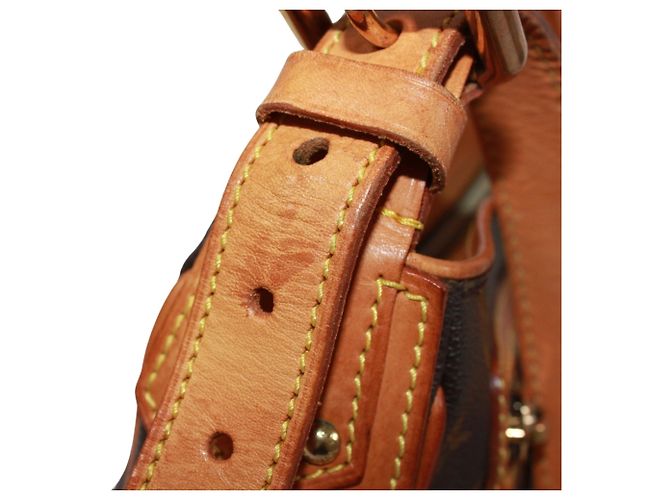 Borsa a tracolla Louis Vuitton Monogram Hudson GM Marrone Monogramma - vista 17