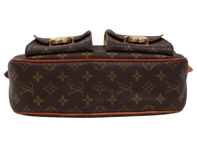 Borsa a tracolla Louis Vuitton Monogram Hudson GM Marrone Monogramma - vista 4