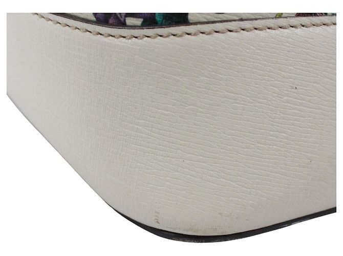 Borsa GUCCI con motivo floreale Bianco Multicolore - vista 13