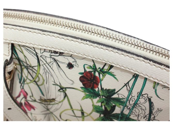 Borsa GUCCI con motivo floreale Bianco Multicolore - vista 20