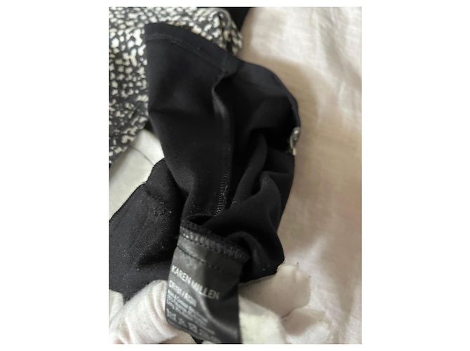 Abito midi bianco e nero Karen Millen - vista 14