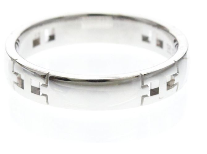 Hermès Hermes Hercules 18K White Gold Medium Prata - vista 3