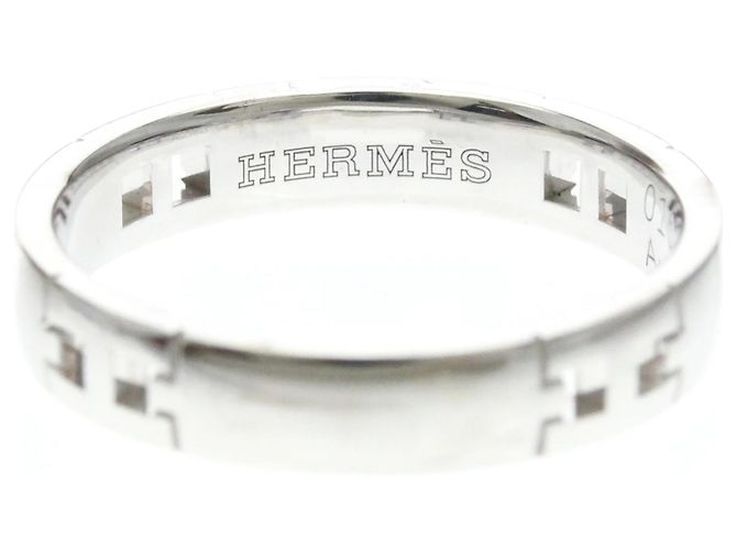 Hermès Hermes Hercules 18K White Gold Medium Prata - vista 5
