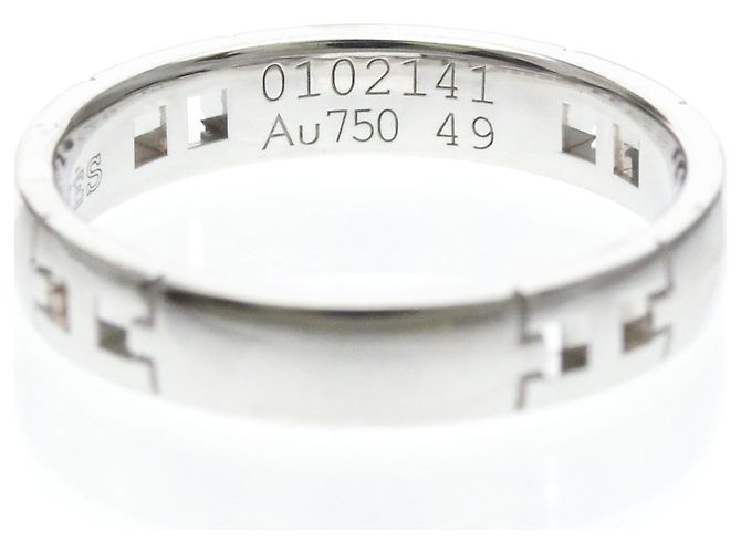 Hermès Hermes Hercules 18K White Gold Medium Prata - vista 6