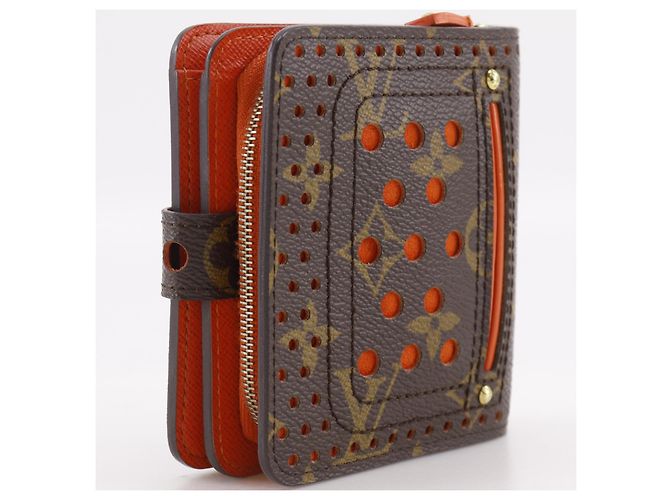 Louis Vuitton Compact Zip Perforated Monogram Canvas Braun - Ansicht 2