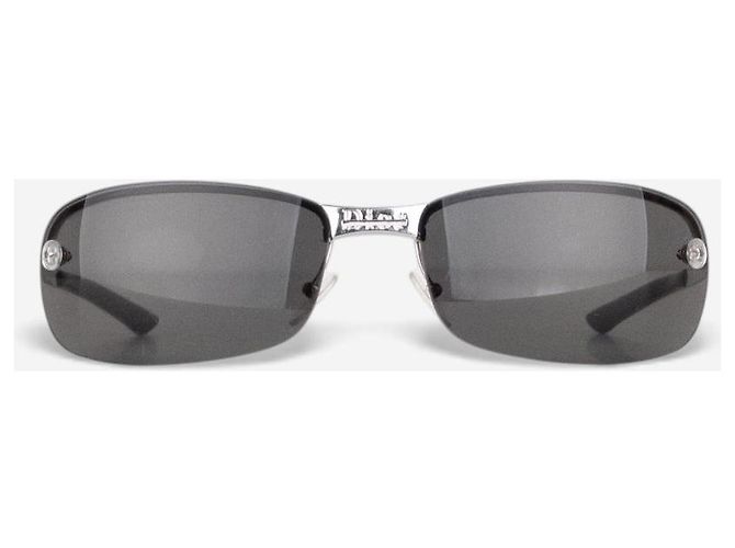 Dior by Galliano 2000s ‘Adiorable 3’ randlose Sonnenbrille Silber - Ansicht 2