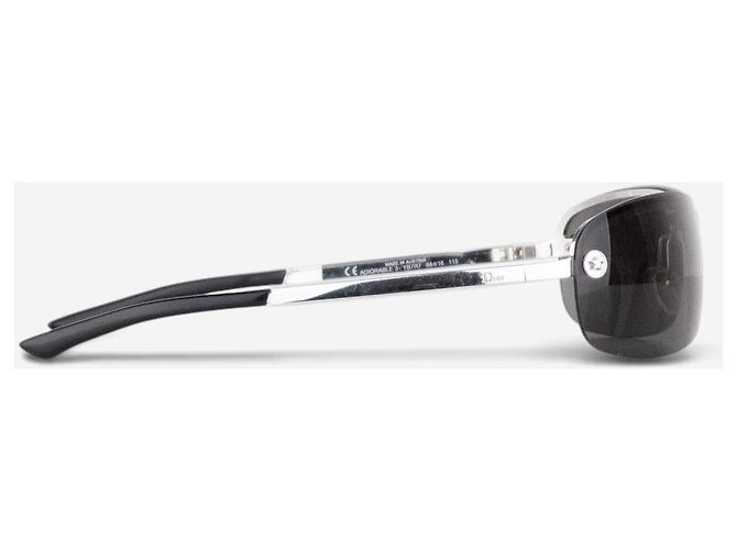 Dior by Galliano 2000s ‘Adiorable 3’ randlose Sonnenbrille Silber - Ansicht 4