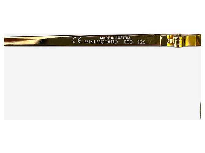 Occhiali da sole maschera Dior by Galliano 2000s ‘Mini Motard’ Wrap Mask Shield Giallo - vista 8