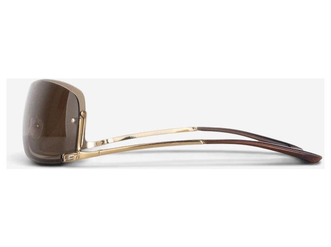 Gafas de sol Wrap Mask Shield Gucci by Tom Ford GG1690S Dorado - vista 3