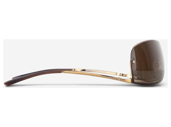 Gafas de sol Wrap Mask Shield Gucci by Tom Ford GG1690S Dorado - vista 4