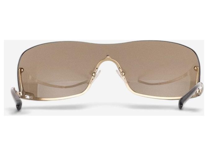 Gafas de sol Wrap Mask Shield Gucci by Tom Ford GG1690S Dorado - vista 5