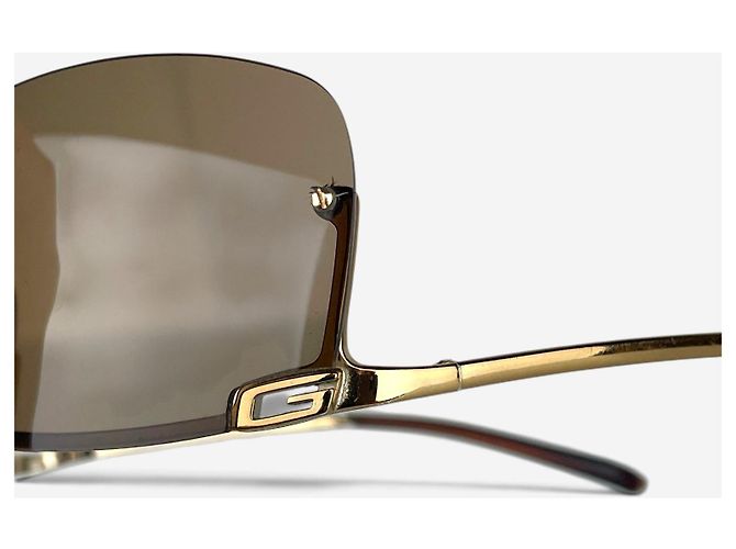 Gafas de sol Wrap Mask Shield Gucci by Tom Ford GG1690S Dorado - vista 7