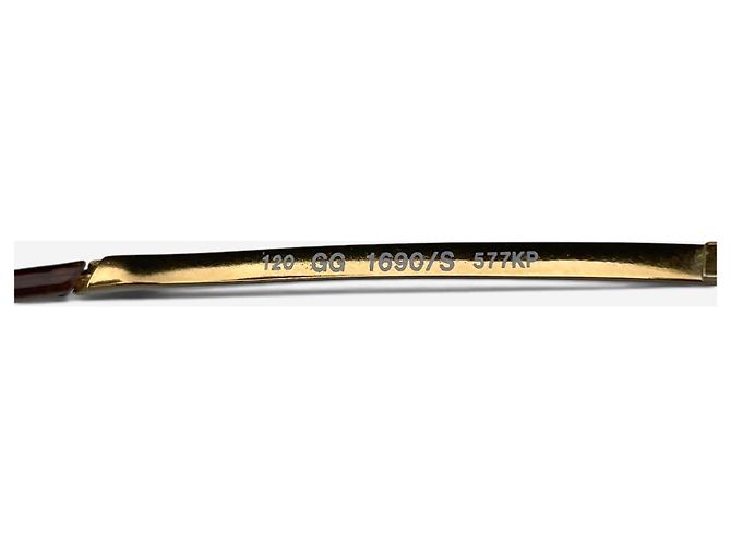 Gafas de sol Wrap Mask Shield Gucci by Tom Ford GG1690S Dorado - vista 9