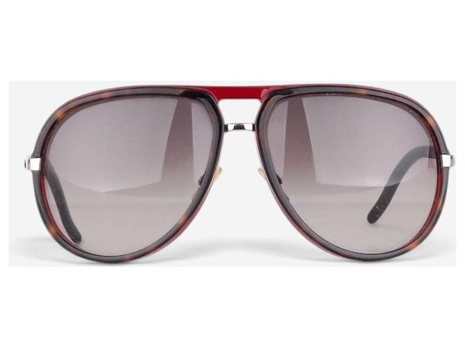 Occhiali da sole Aviator Dior Homme by Kris Van Assche 'Blacktie 135S' Marrone - vista 2