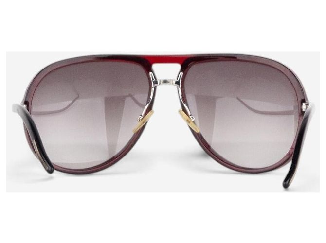 Occhiali da sole Aviator Dior Homme by Kris Van Assche 'Blacktie 135S' Marrone - vista 5