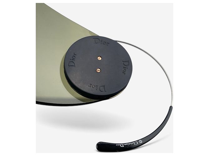 Dior by Galliano 2000er ‘Sport 2’ Wrap Mask Shield Sonnenbrille Golden - Ansicht 2