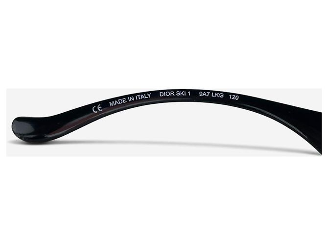 Gafas de sol Wrap Mask Shield Dior by Galliano SS00 ‘Ski 1’ Negro - vista 10
