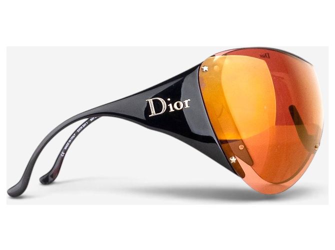 Gafas de sol Wrap Mask Shield Dior by Galliano SS00 ‘Ski 1’ Negro - vista 4