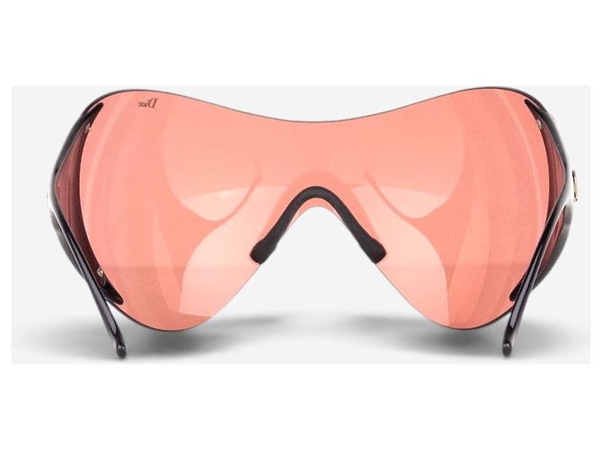 Gafas de sol Wrap Mask Shield Dior by Galliano SS00 ‘Ski 1’ Negro - vista 5