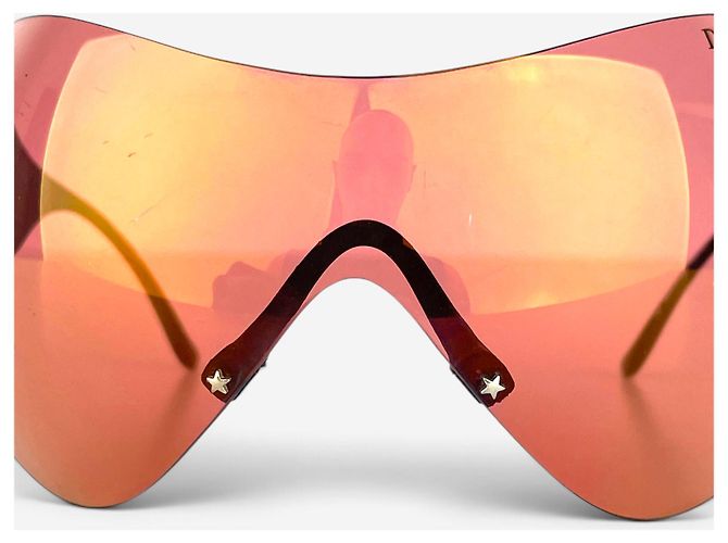 Gafas de sol Wrap Mask Shield Dior by Galliano SS00 ‘Ski 1’ Negro - vista 8