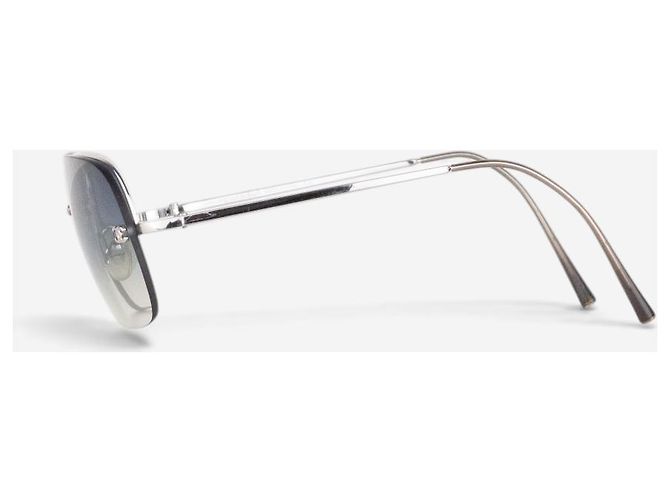 Occhiali da sole aviator Chanel by Karl Lagerfeld anni 2000 ‘4012’ Argento - vista 3