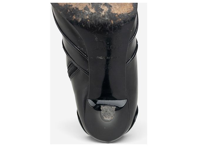 Botines de tacón ‘Gambler Dice’ Dior by Galliano AW04 Negro - vista 10