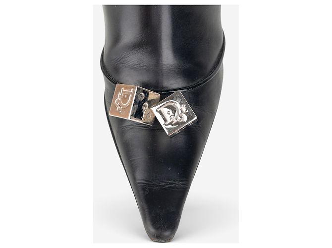 Botines de tacón ‘Gambler Dice’ Dior by Galliano AW04 Negro - vista 7
