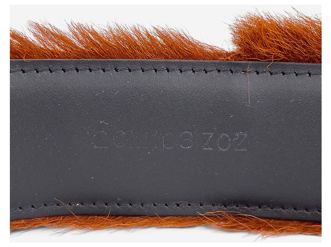Prada AW17 Pelzgürtel Braun - Ansicht 6
