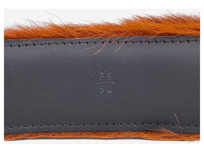 Prada AW17 Pelzgürtel Braun - Ansicht 8