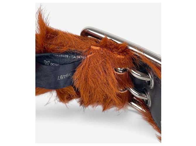 Prada AW17 Pelzgürtel Braun - Ansicht 9