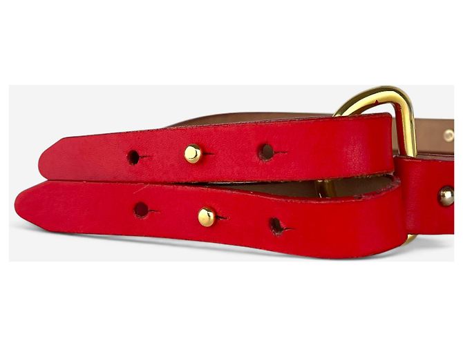 Dolce & Gabbana SS03 Bondage ‘Love’ Ledergürtel Rot - Ansicht 6