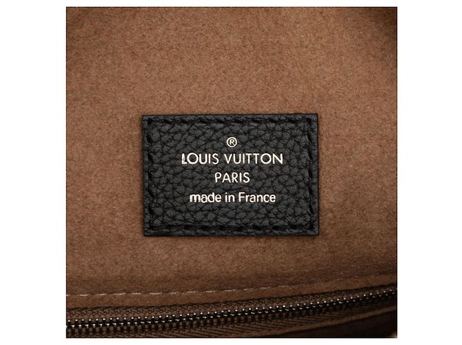 Borsa Louis Vuitton Monogram Mahina Babylon Chain BB Nero - vista 5