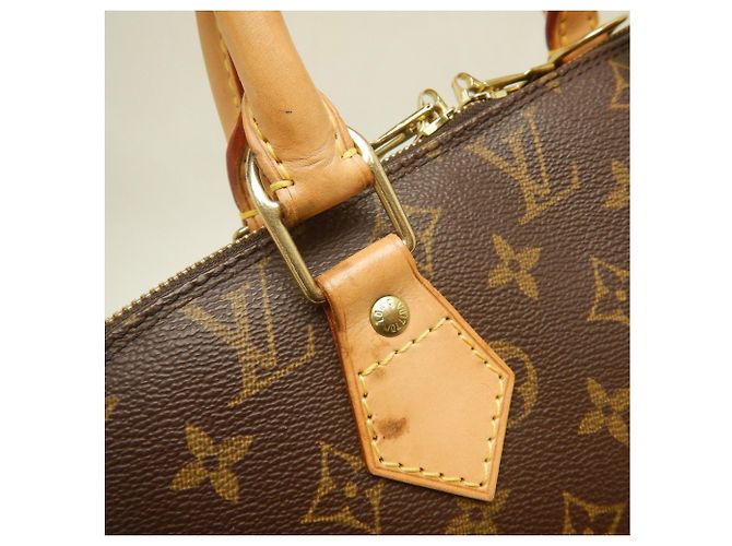 Louis Vuitton Monogram Alma Handtasche Braun Monogramm - Ansicht 10