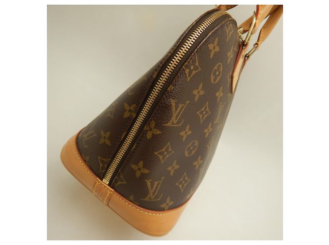 Louis Vuitton Monogram Alma Handtasche Braun Monogramm - Ansicht 11