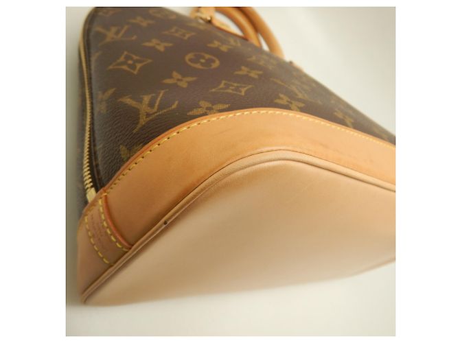 Louis Vuitton Monogram Alma Handtasche Braun Monogramm - Ansicht 12