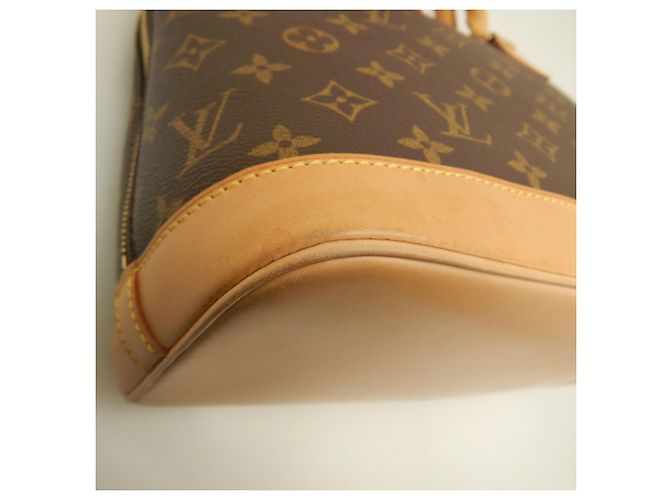 Louis Vuitton Monogram Alma Handtasche Braun Monogramm - Ansicht 14